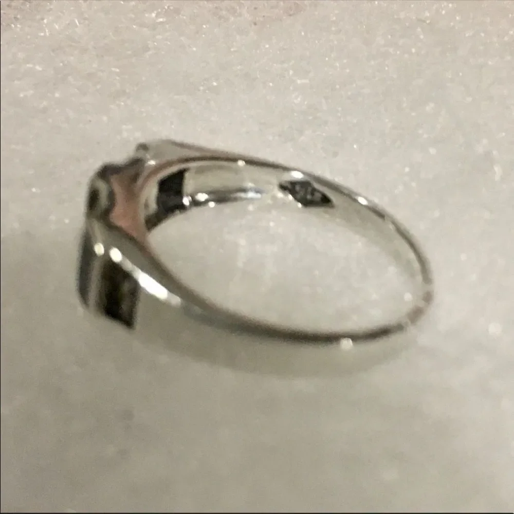 JUDITH JACK Onyx Sterling Silver Ring